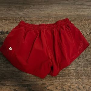 Red! Size 4, 2.5 inch gotta hot shorts!